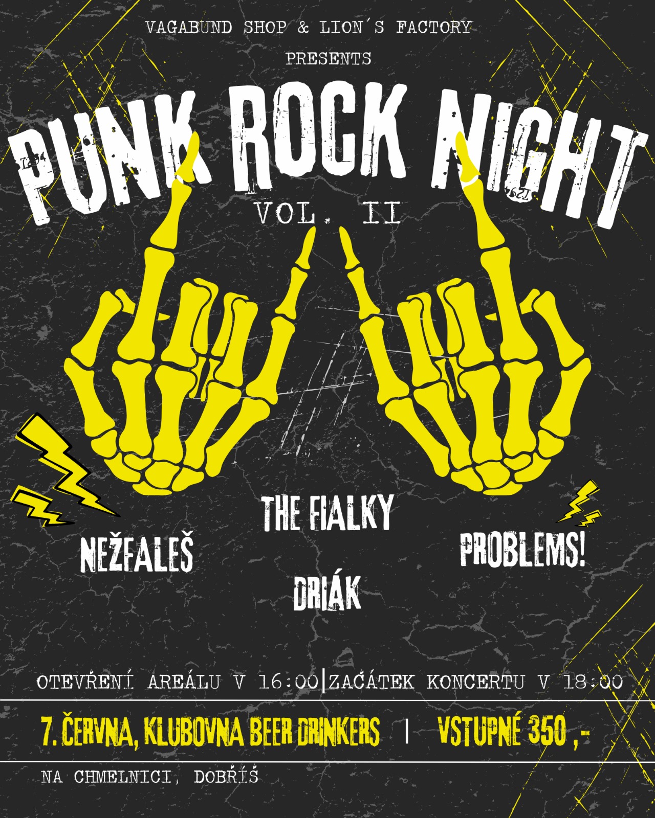 Punk Rock Night Dobříš vol.II + B-Day 40 let