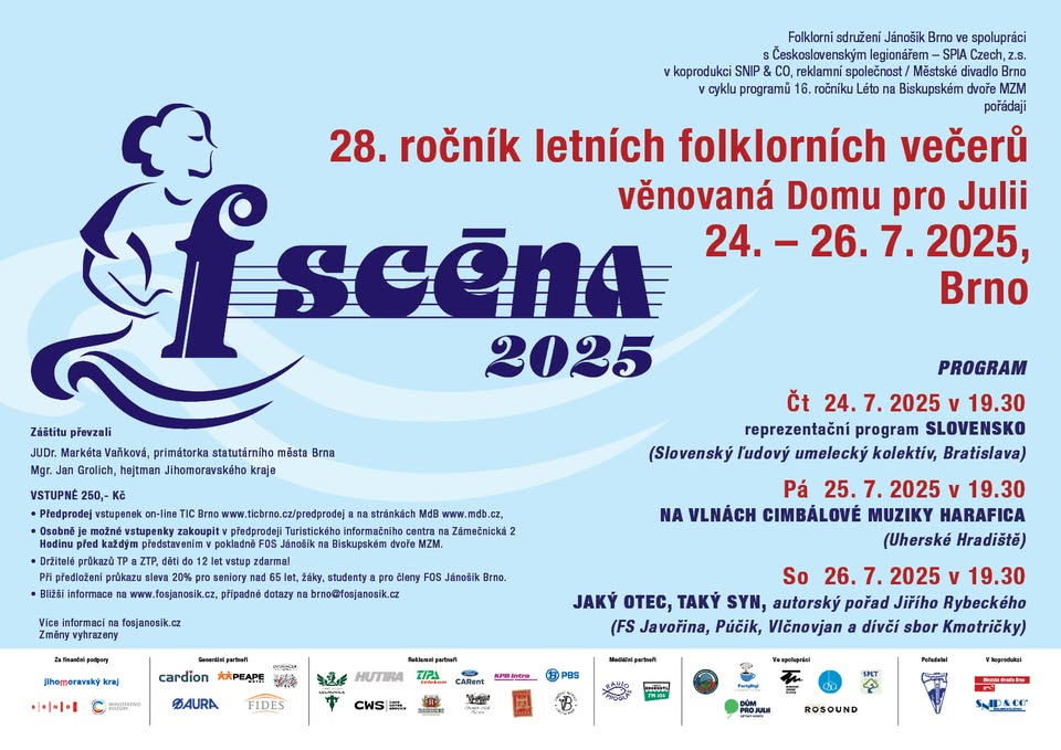 28. ročník letních folklorních večerů - fScéna 2025