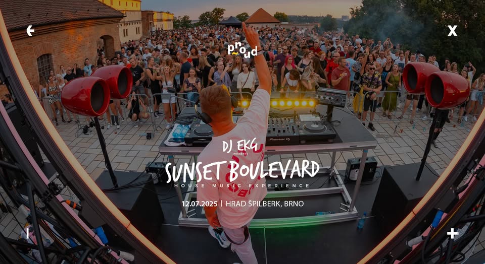 DJ ECG Presents: Sunset Boulevard → Špilberk Castle, Brno → 12.7.2025