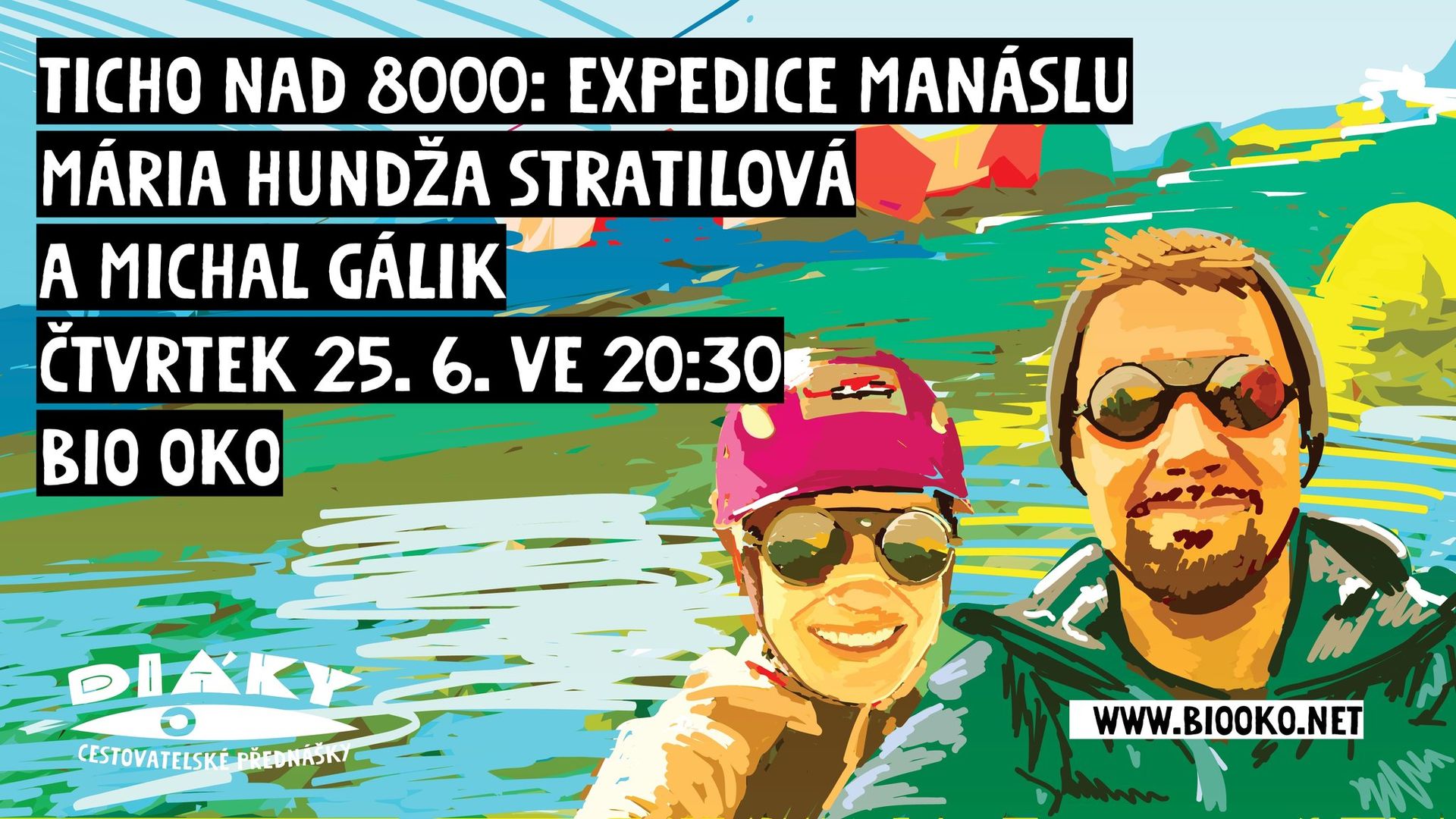 Ticho nad 8000: Expedice Manáslu - Michal Gálik & Mária Stratilová | Diáky