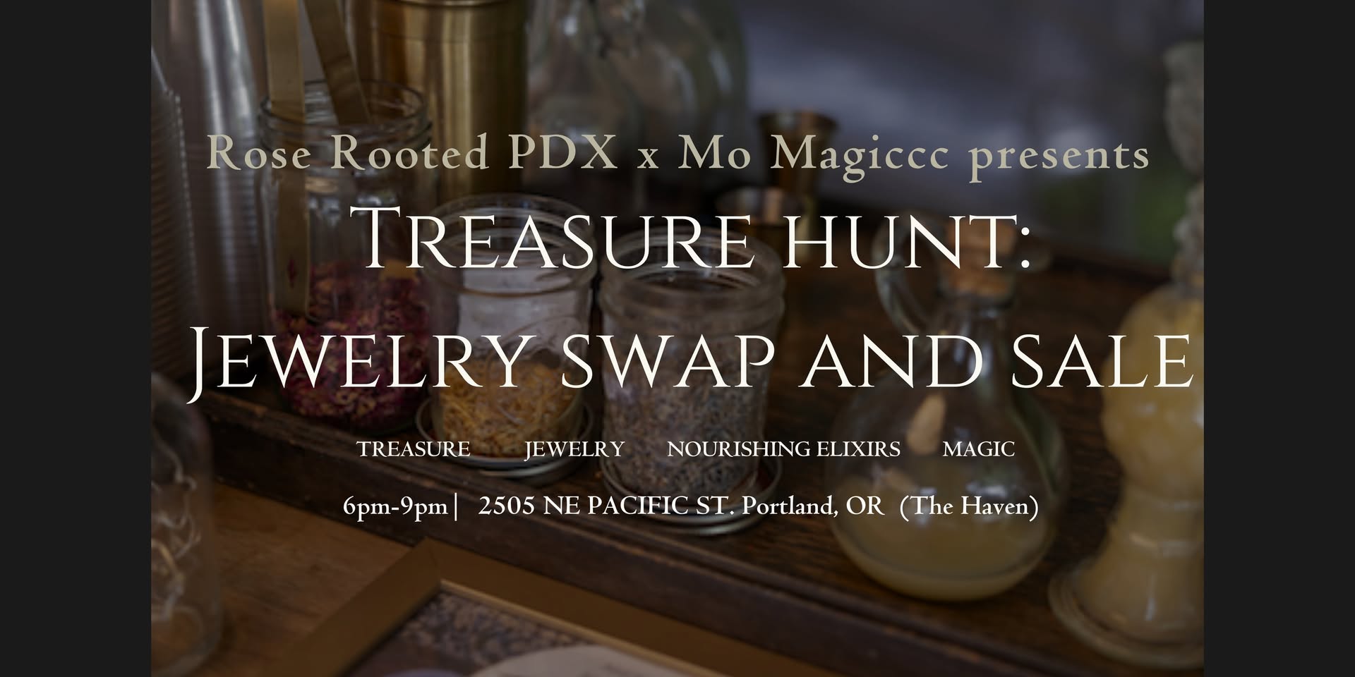 TREASURE HUNT- Jewelry Swap and Sale @ The Haven