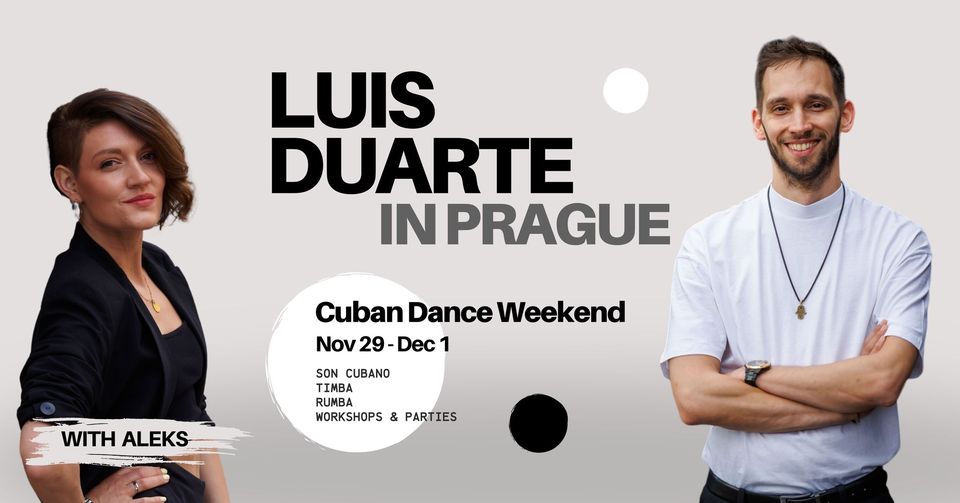 Cuban Dance Weekend with LUIS DUARTE in Prague | Nov 29 - Dec 1
