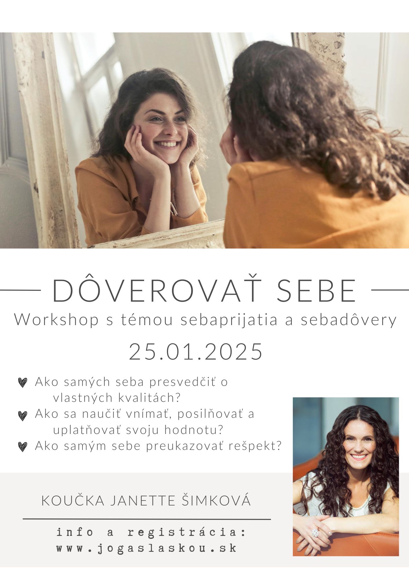 Dôverovať sebe (celodenný workshop)