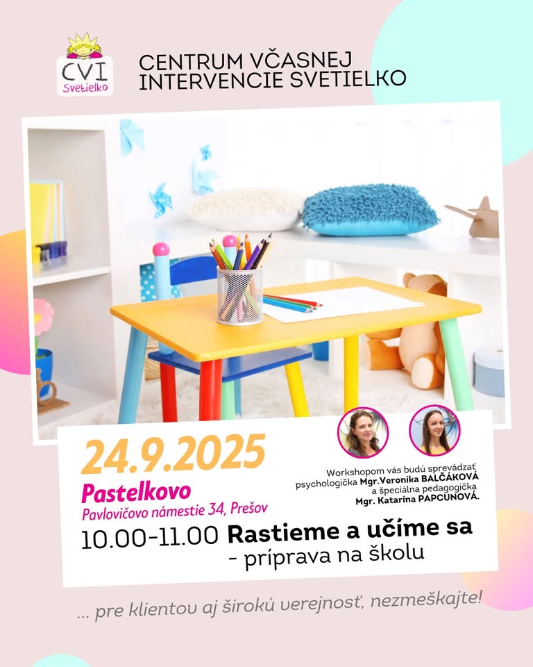 Rastieme a učíme sa