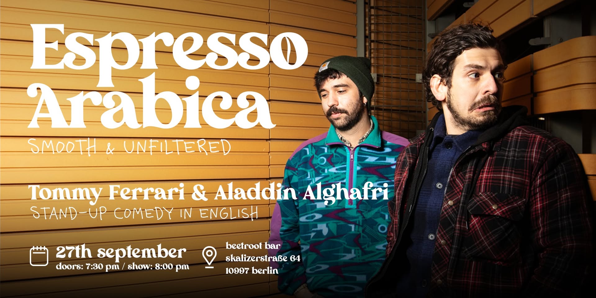 Espresso Arabica: Smooth & Unfiltered Comedy Show in English