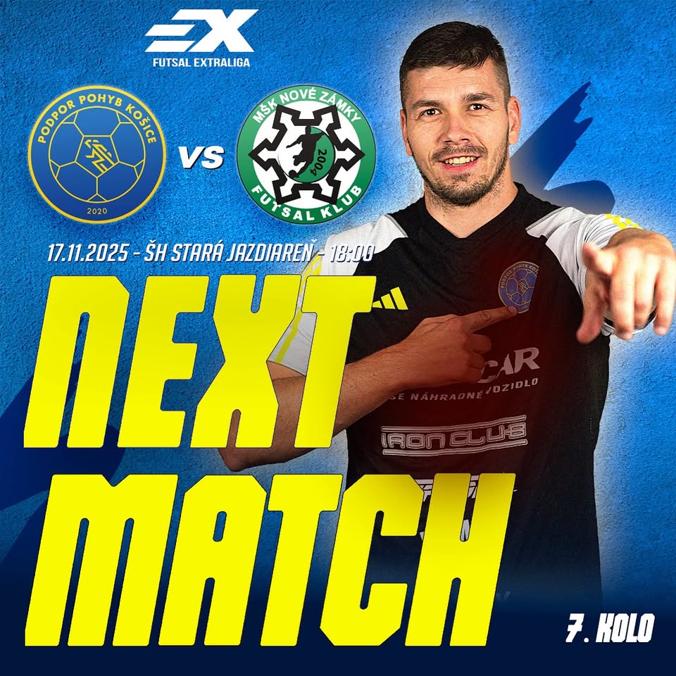 ⚒️ | 7. kolo Podpor Pohyb Košice - MŠK Nové Zámky