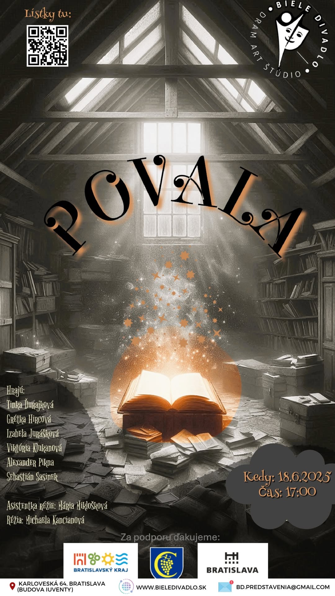 Povala - tam kde rozprávky čarujú (detská skupina Frnk, prípravka)