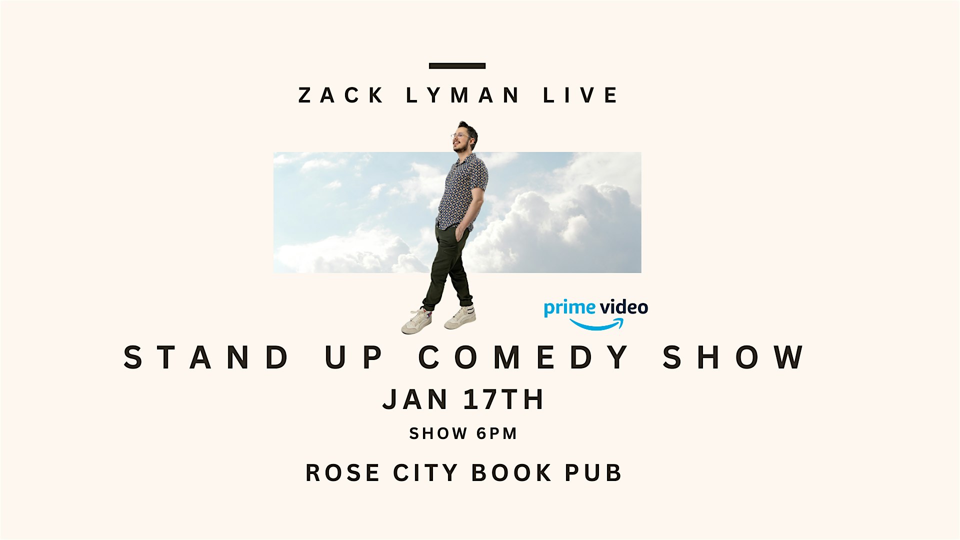 Comedy Night At Rose City Book Pub With Zack Lyman