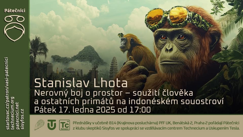 S. Lhota: Nerovný boj o prostor - soužití člověka a ostatních primátů na Indonéském souostroví