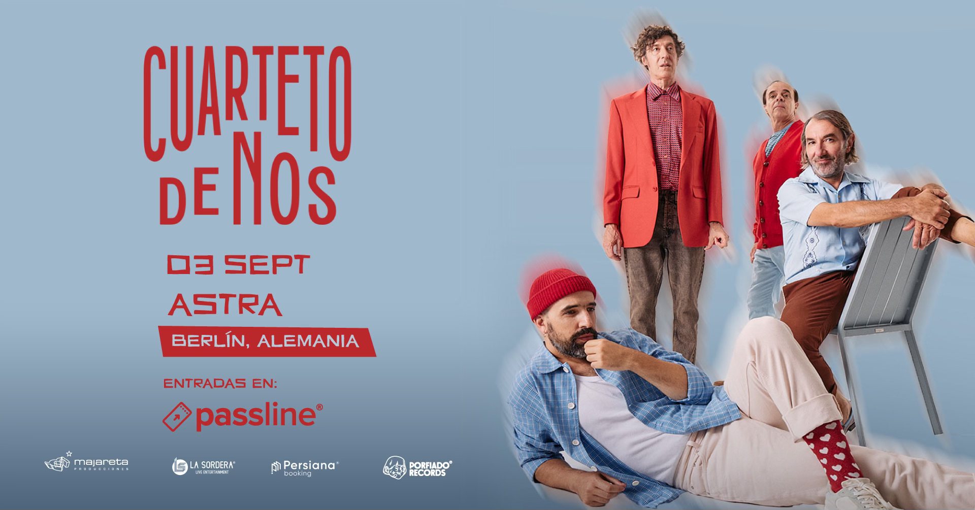 Cuarteto De Nos - Berlín - Tour 2025