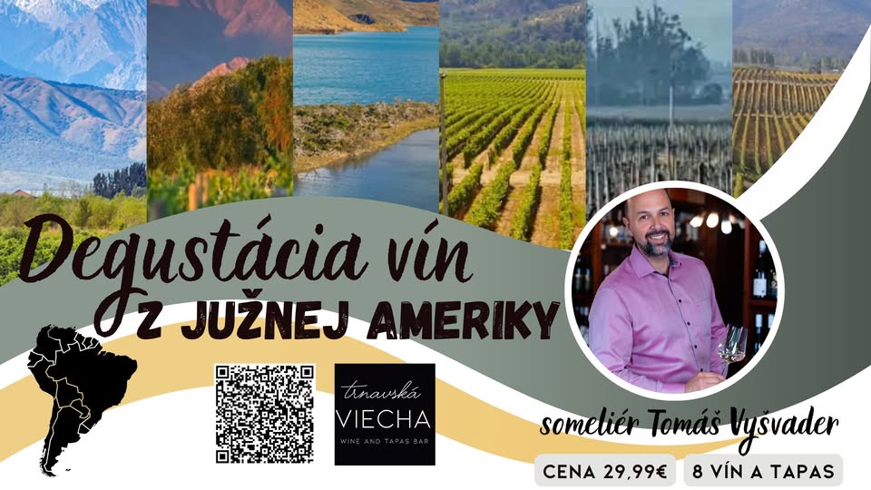 Degustácia vín z Južnej Ameriky