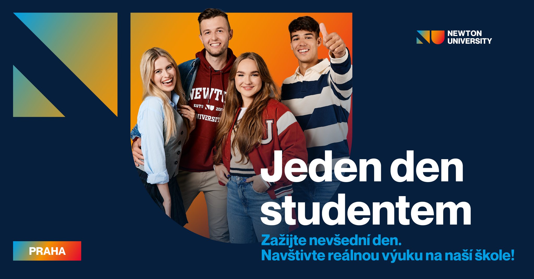 PRAHA: Jeden den studentem #NEWTONUniversity