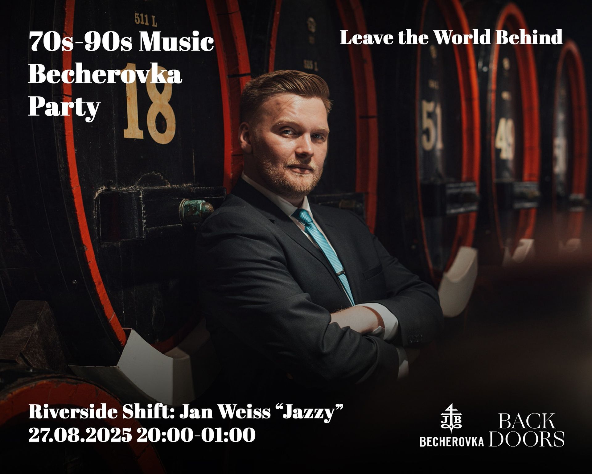 70s, 80s & 90s Becherovka Party at Back Doors