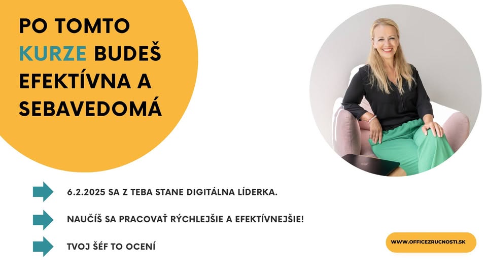Kurz Digitálna Líderka pre office manažérky a asistentky