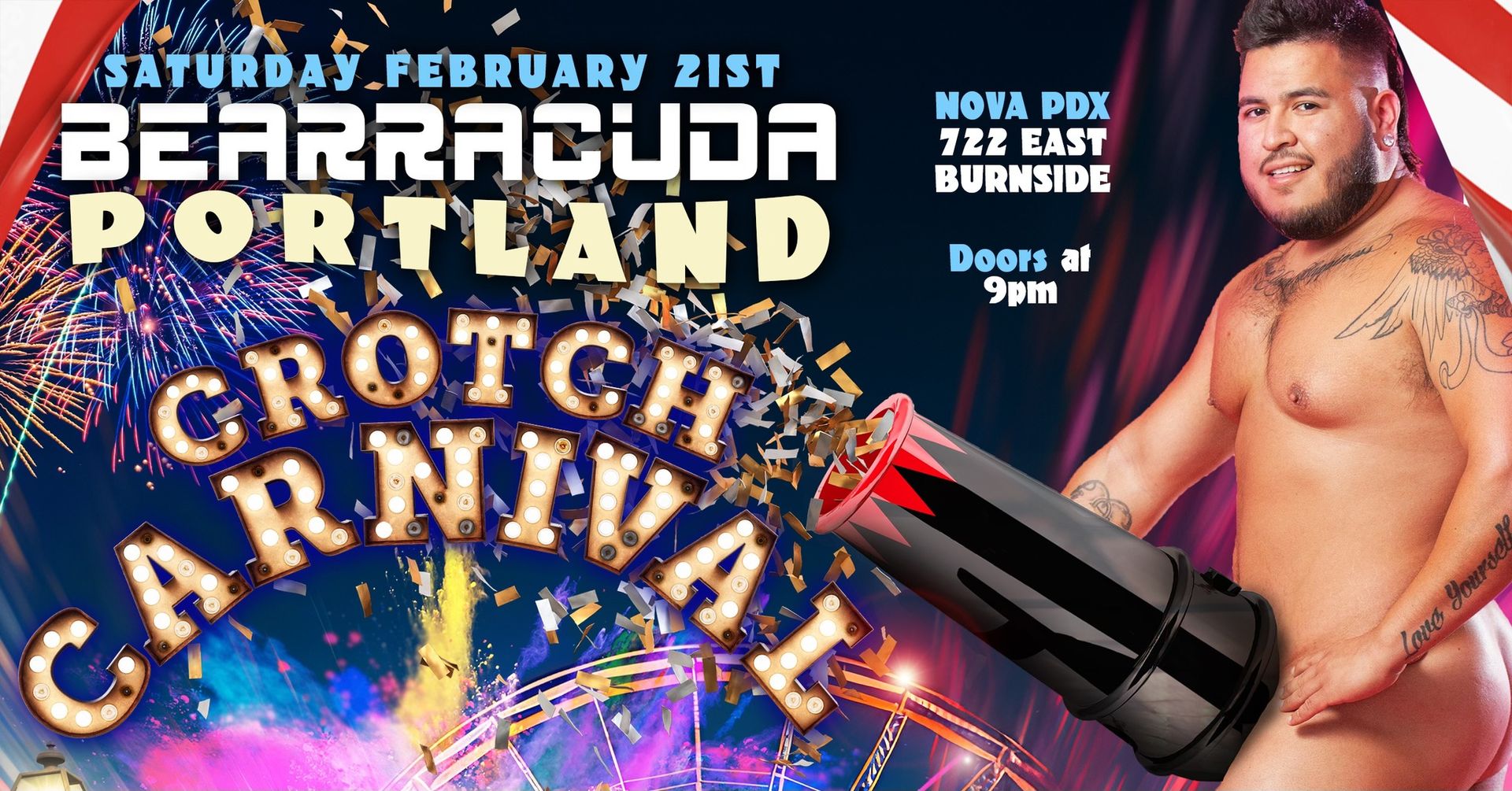 Bearracuda Portland🎪CROTCH CARNIVAL!