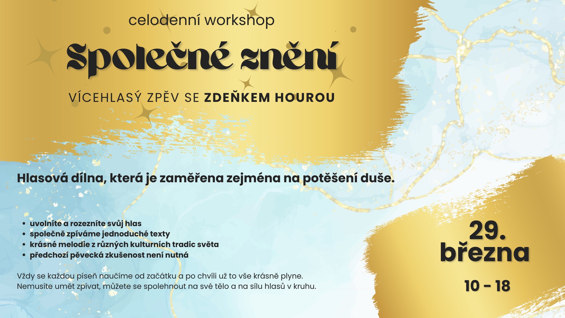 Společné znění - workshop vícehlasého zpěvu