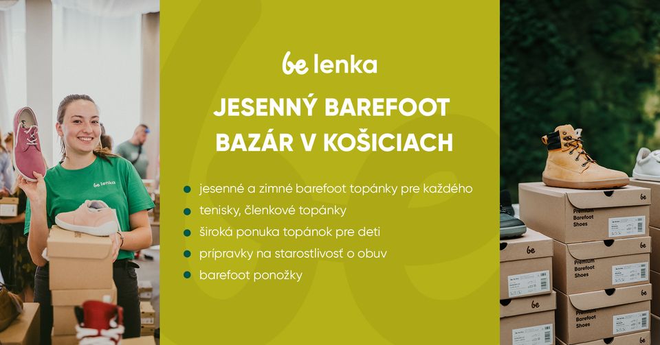 Jesenný barefoot bazár v Košiciach