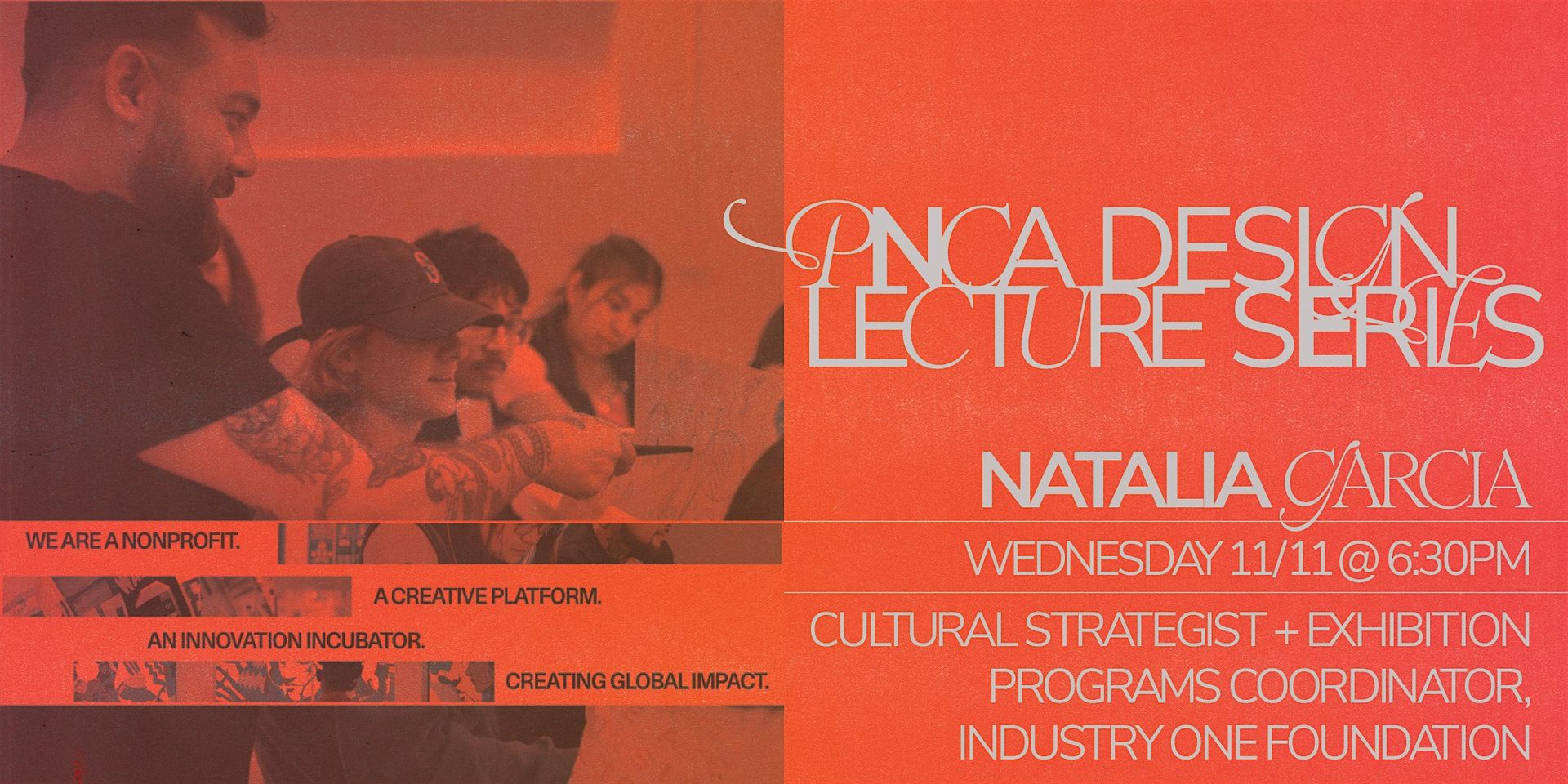 Design Lecture Series w/ Natalia Garcia (Industry One Foundation)
