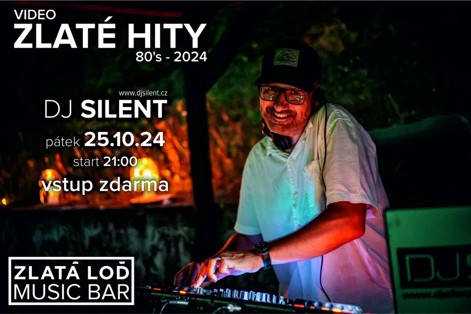 ► video ZLATÉ HITY 80's - 2024 ► 𝑫𝑱 𝑺𝒊𝒍𝒆𝒏𝒕  - Music bar - Zlatá Loď ◄