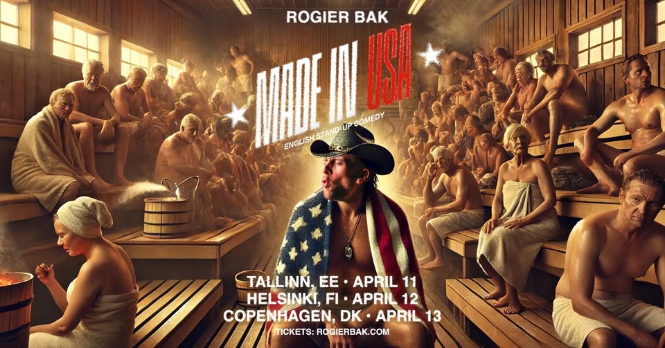 Rogier Bak: Made in USA 🇺🇸 English COMEDY in COPENHAGEN 🇩🇰