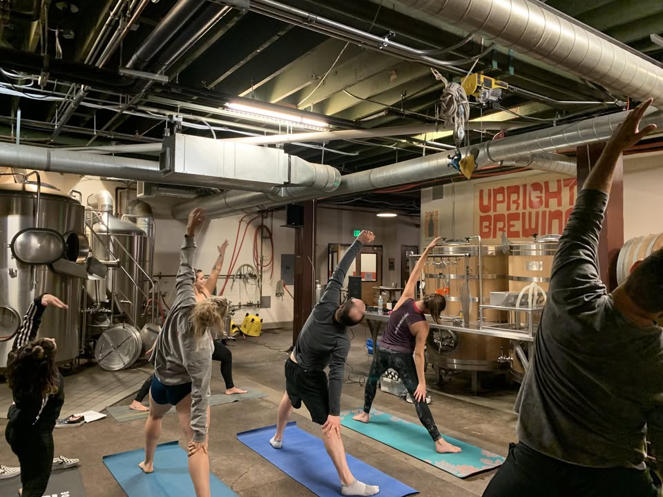 Yoga + Beer Portland | Upright Brewing