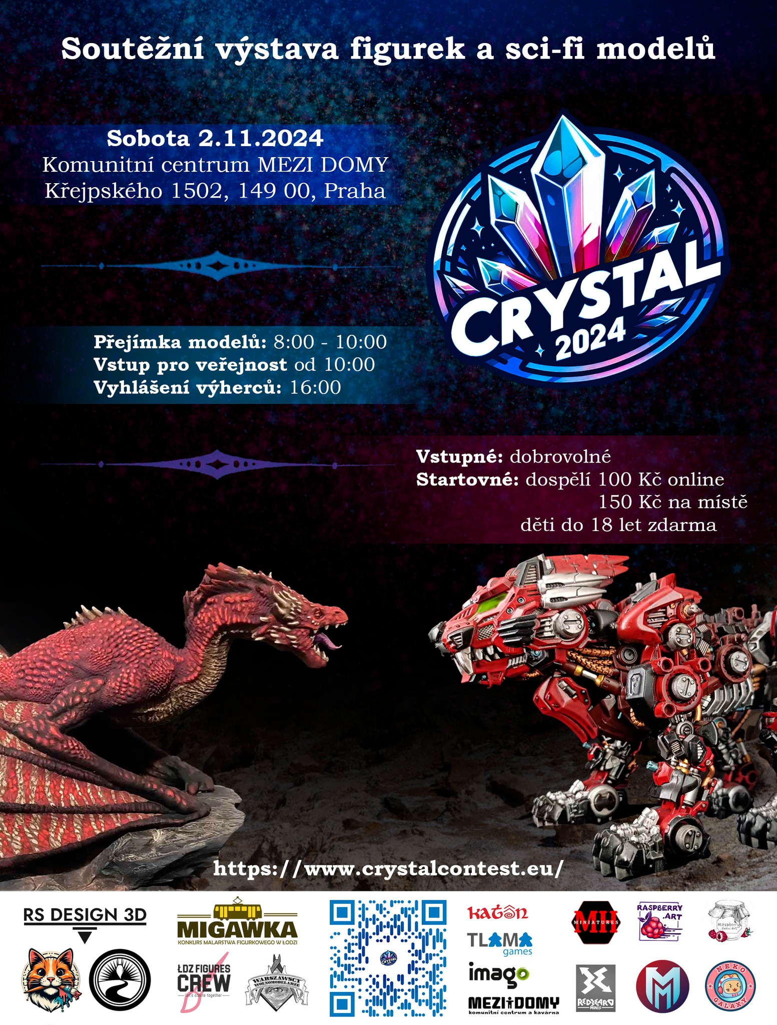 První soutěžní výstava figurek a sci-fi modelů - Crystal Contest
