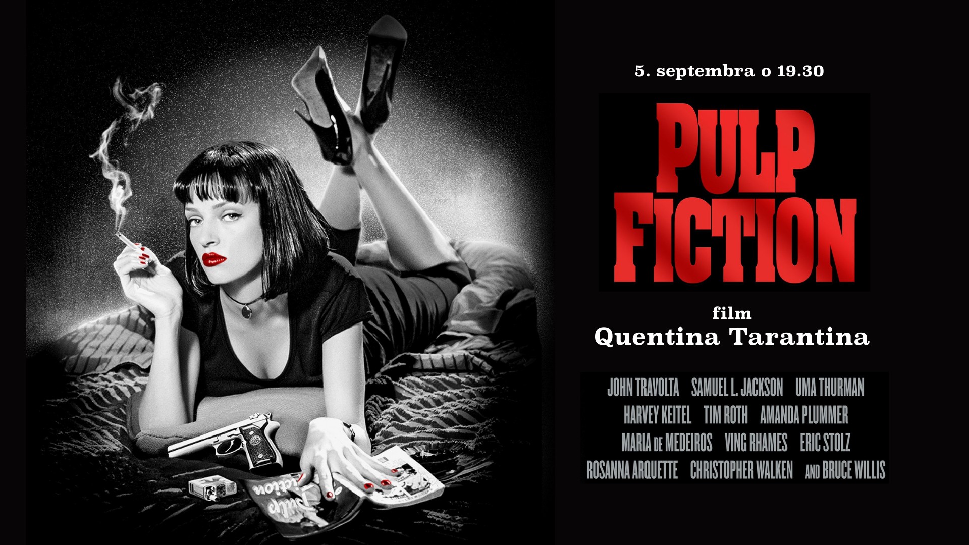 🕺 PULP FICTION | narodeninová projekcia Kina Lumière