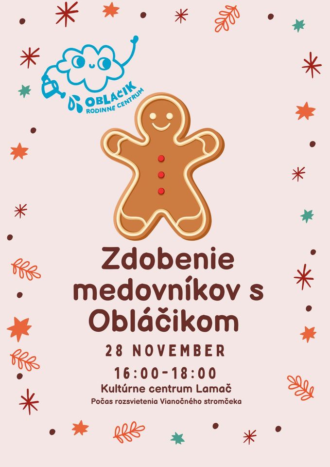 Zdobenie medovníkov s Obláčikom!
