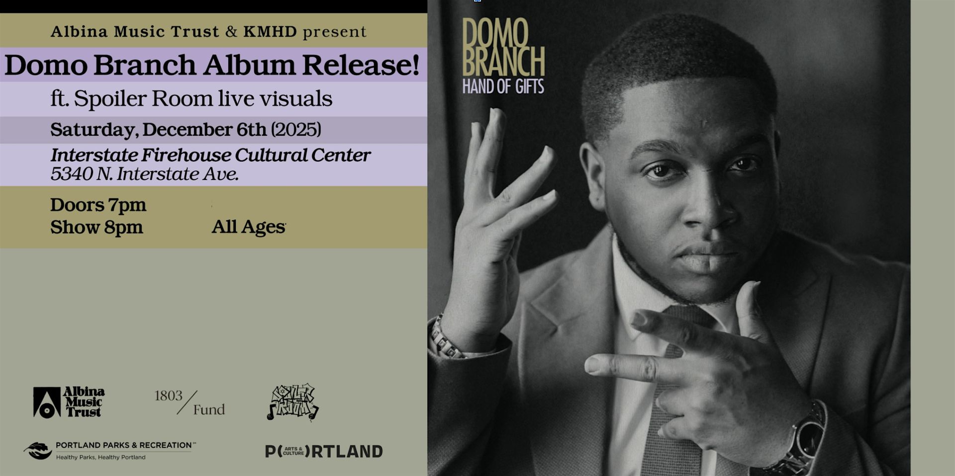 Domo Branch Album Release!