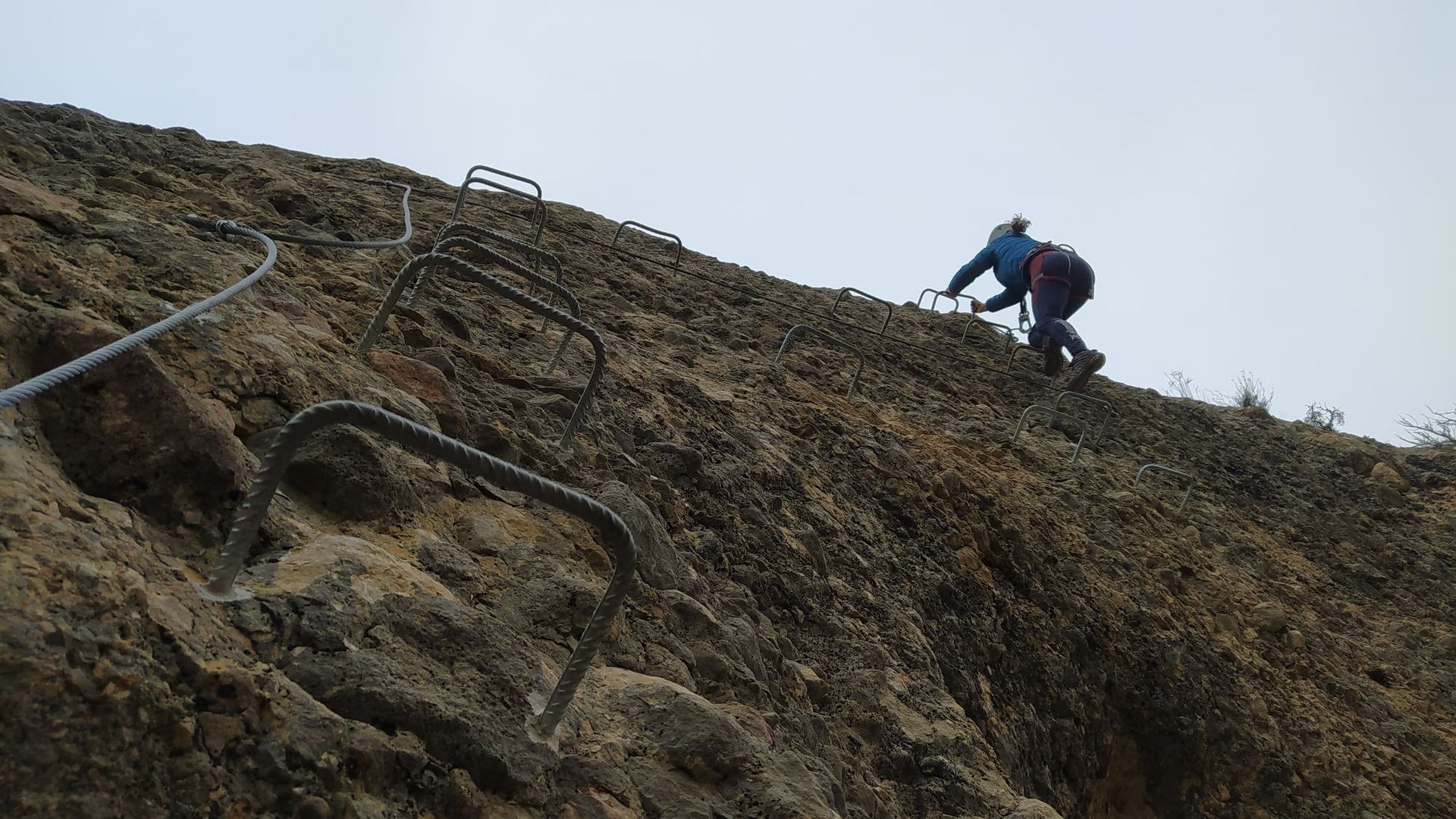 Vía ferrata - Nivel intermedio - Serra de les Canals K3+
