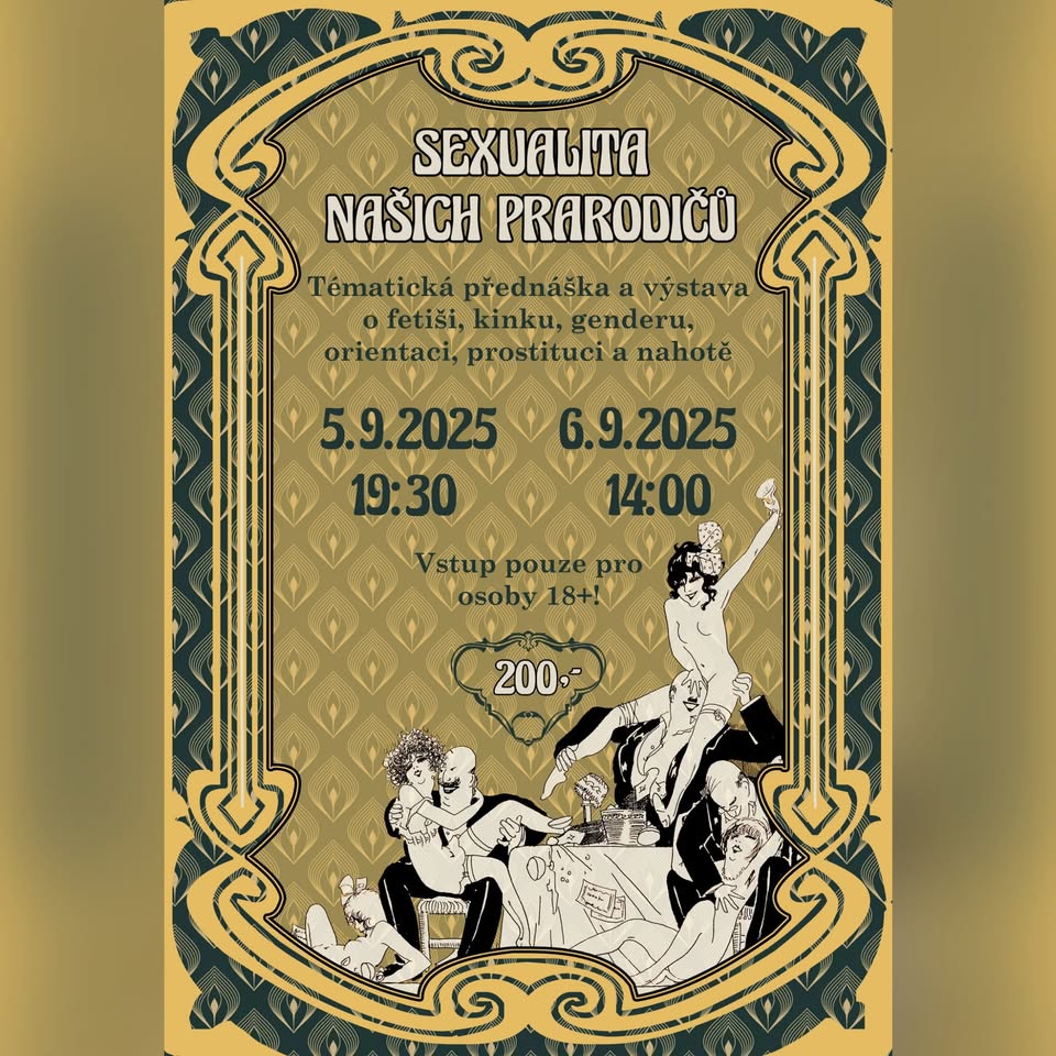 -VYPRODÁNO- SEXUALITA NAŠICH PRARODIČŮ 18+ Pátek