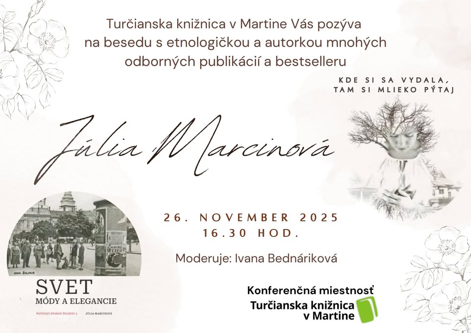 Beseda s autorkou J. Marcinovou