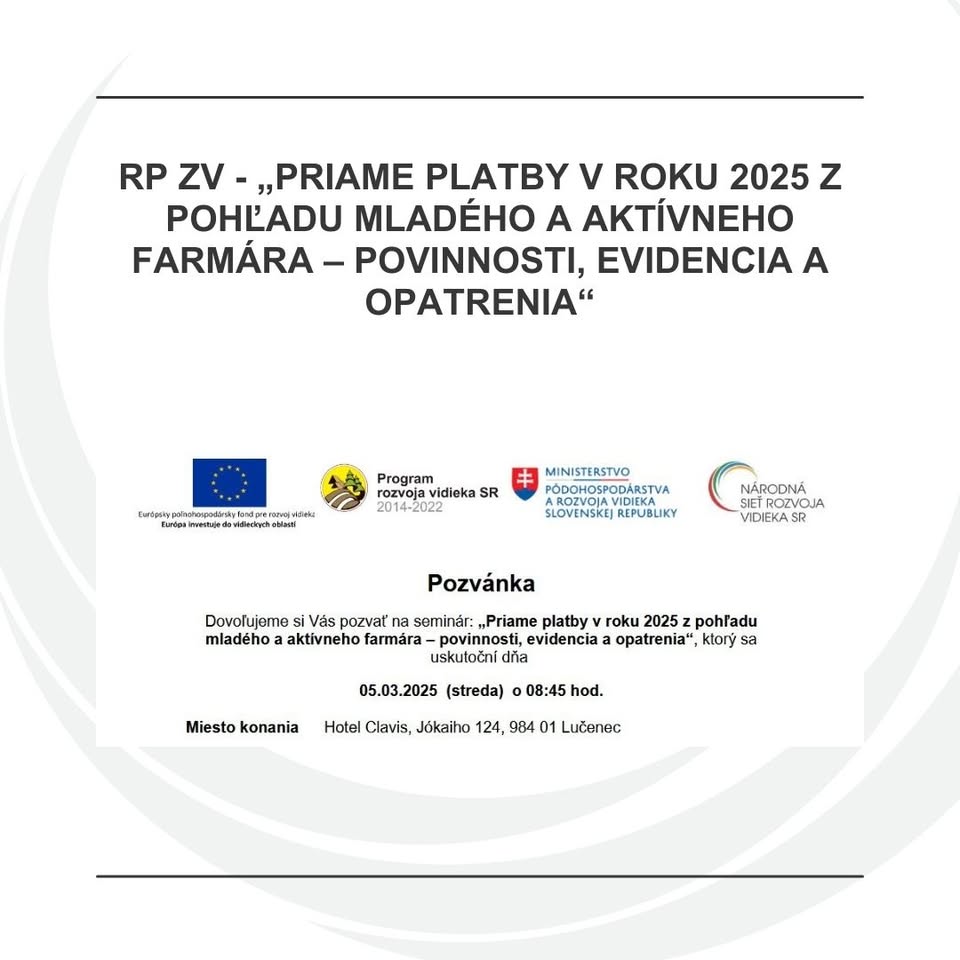 Priame platby v roku 2025 z pohľadu mladého a aktívneho farmára – povinnosti, evidencia a opatrenia