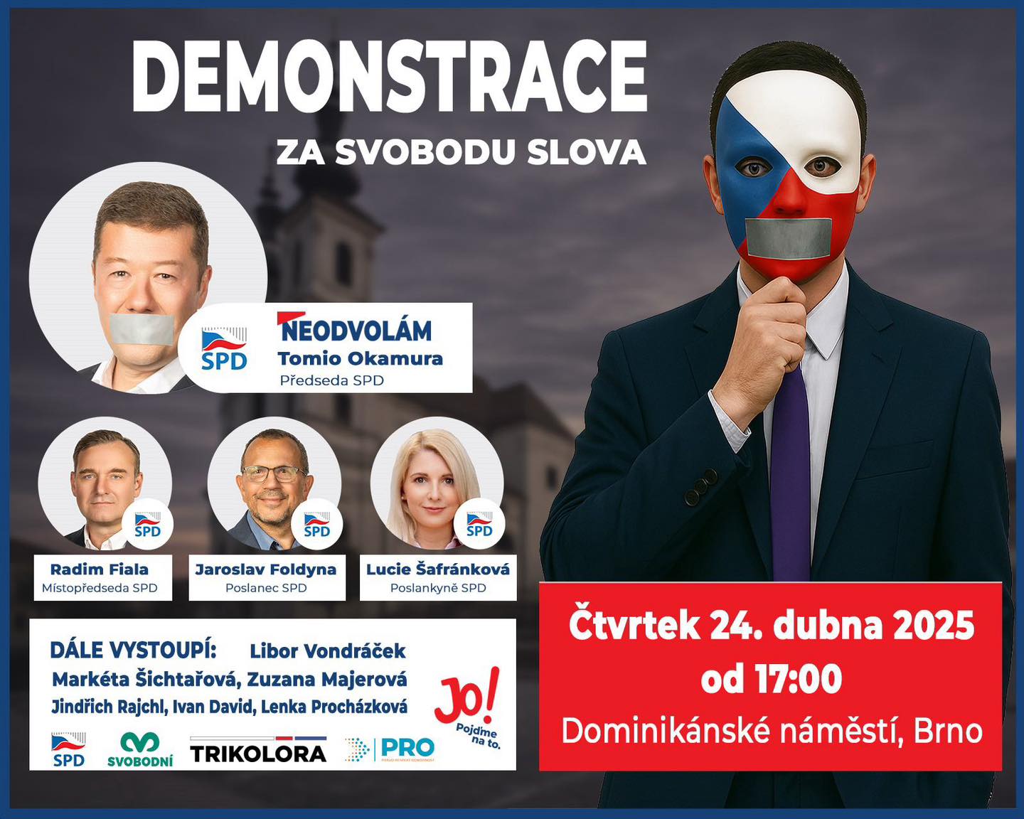 Demonstrace za svobodu slova