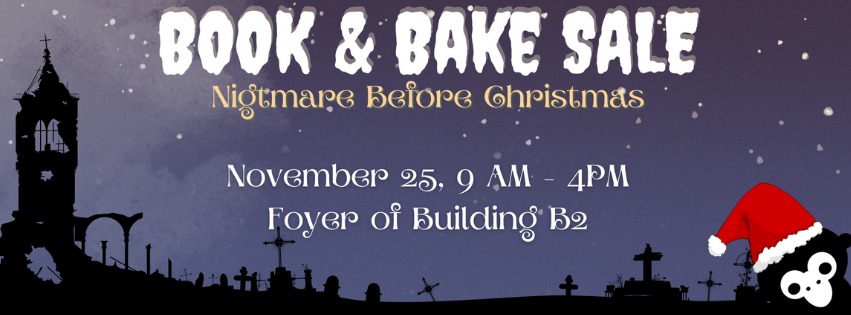 Book & Bake Sale - Nightmare Before Christmas