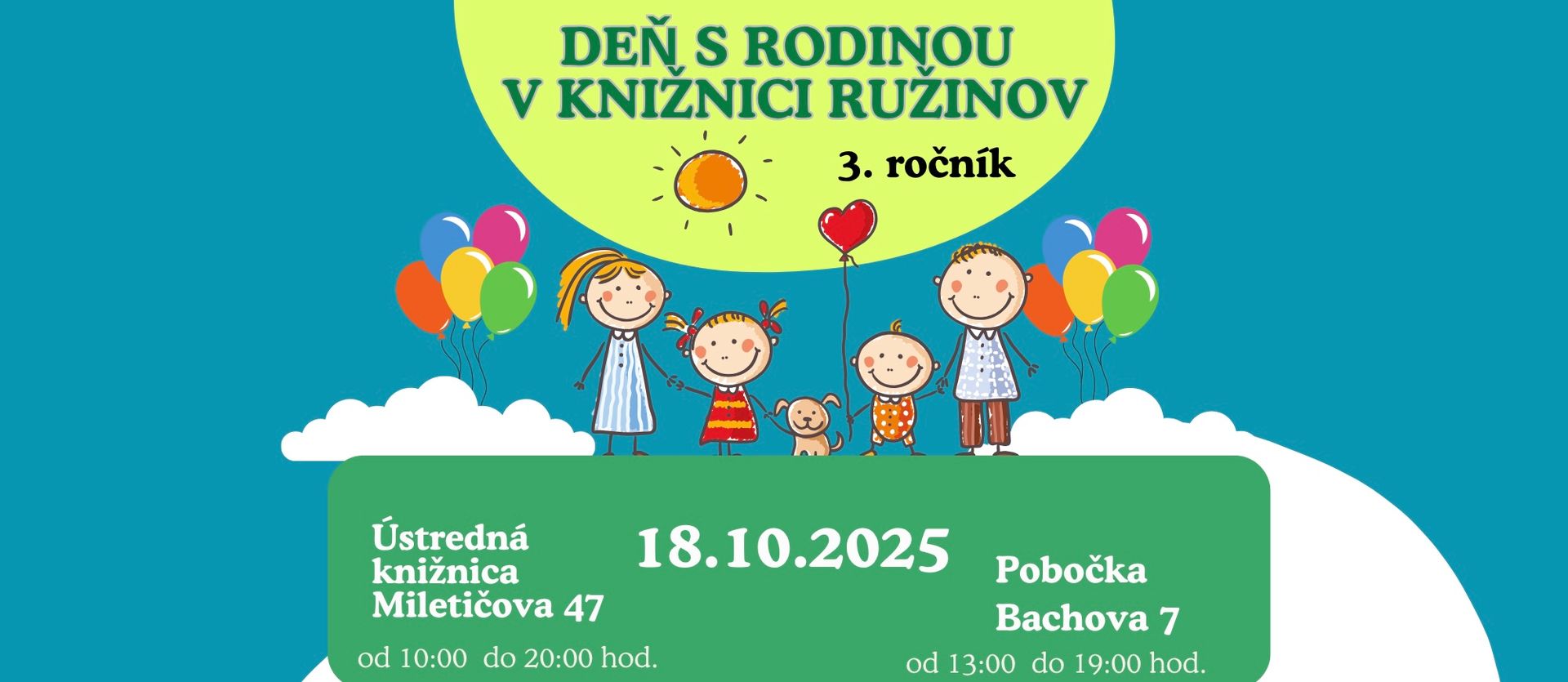 Deň s rodinou v Knižnici Ružinov