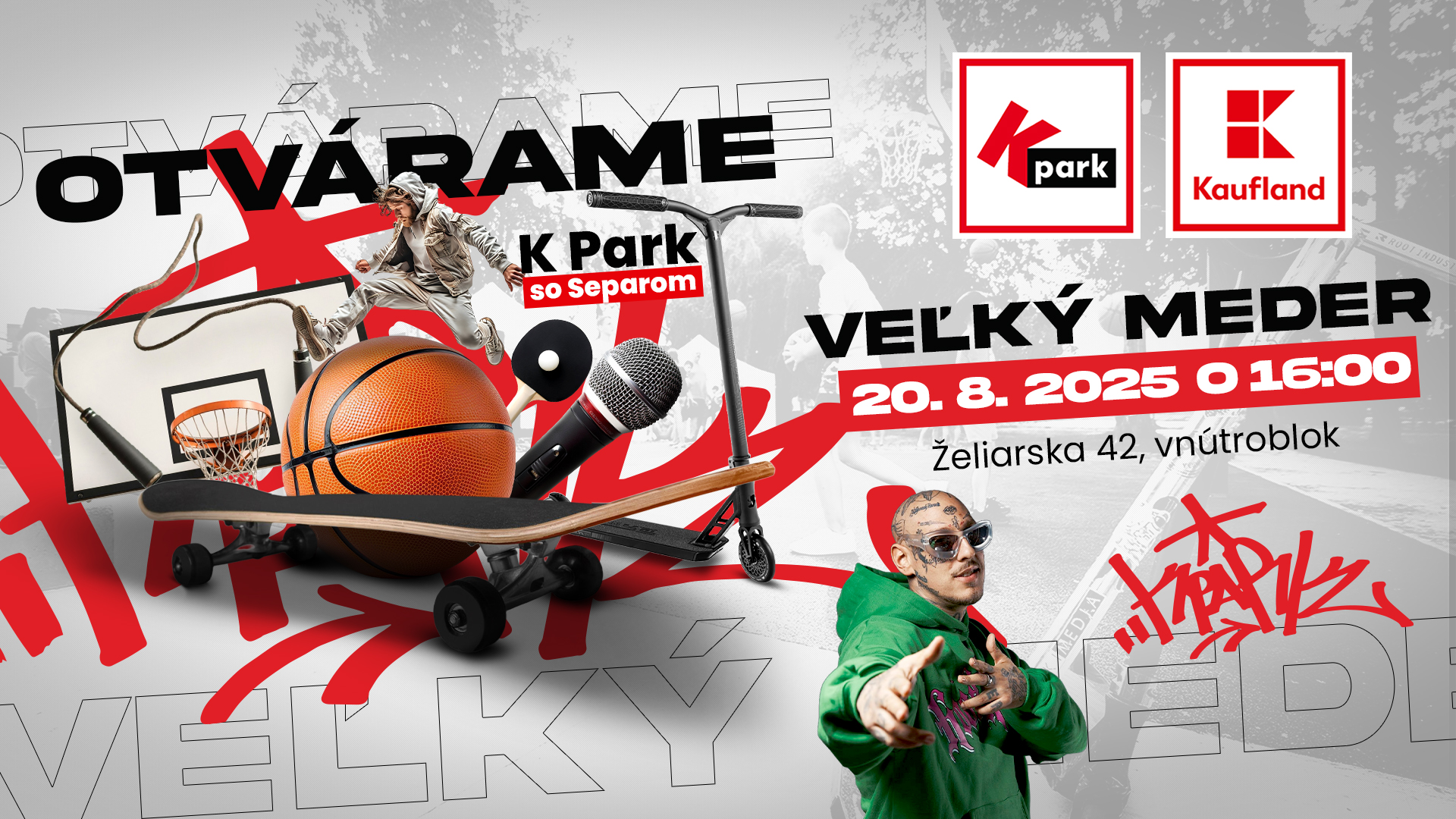 Otvorenie areálu K Park Veľký Meder 🤜so Separom🤛