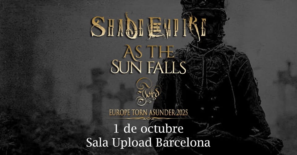 Shade Empire, As The Sun Falls y Jord en Sala Upload Barcelona