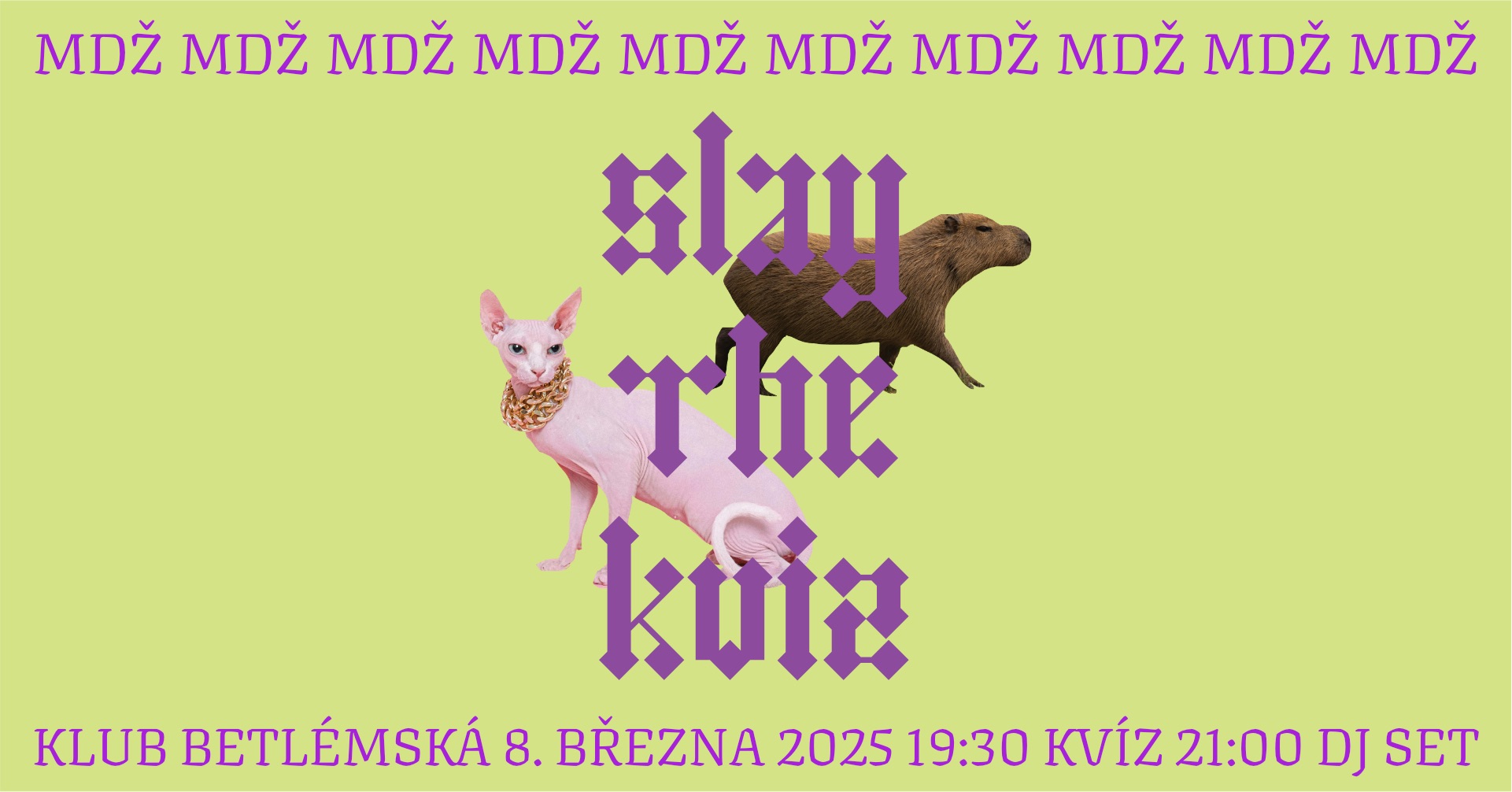 Slay the Kvíz - feministický pub kvíz a party