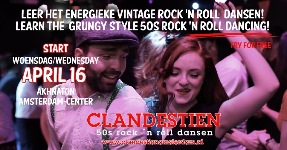 Start Vintage 50's rock 'n roll / boogie dansen/dancing