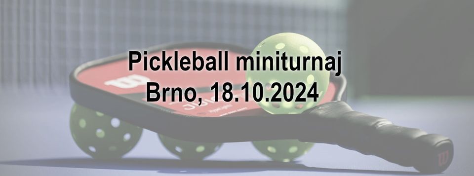 Amatérský pickleballový miniturnaj - dvouhry