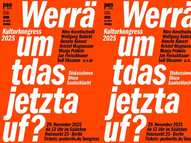 Öffentlicher Kulturkongress: "Wer räumt das jetzt auf?"