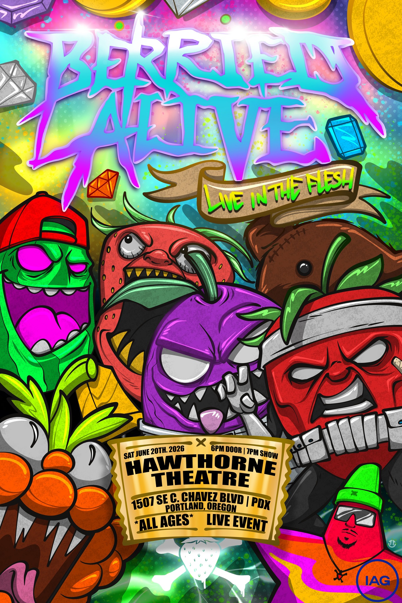 Berried Alive - Hawthorne Theatre - Portland, OR