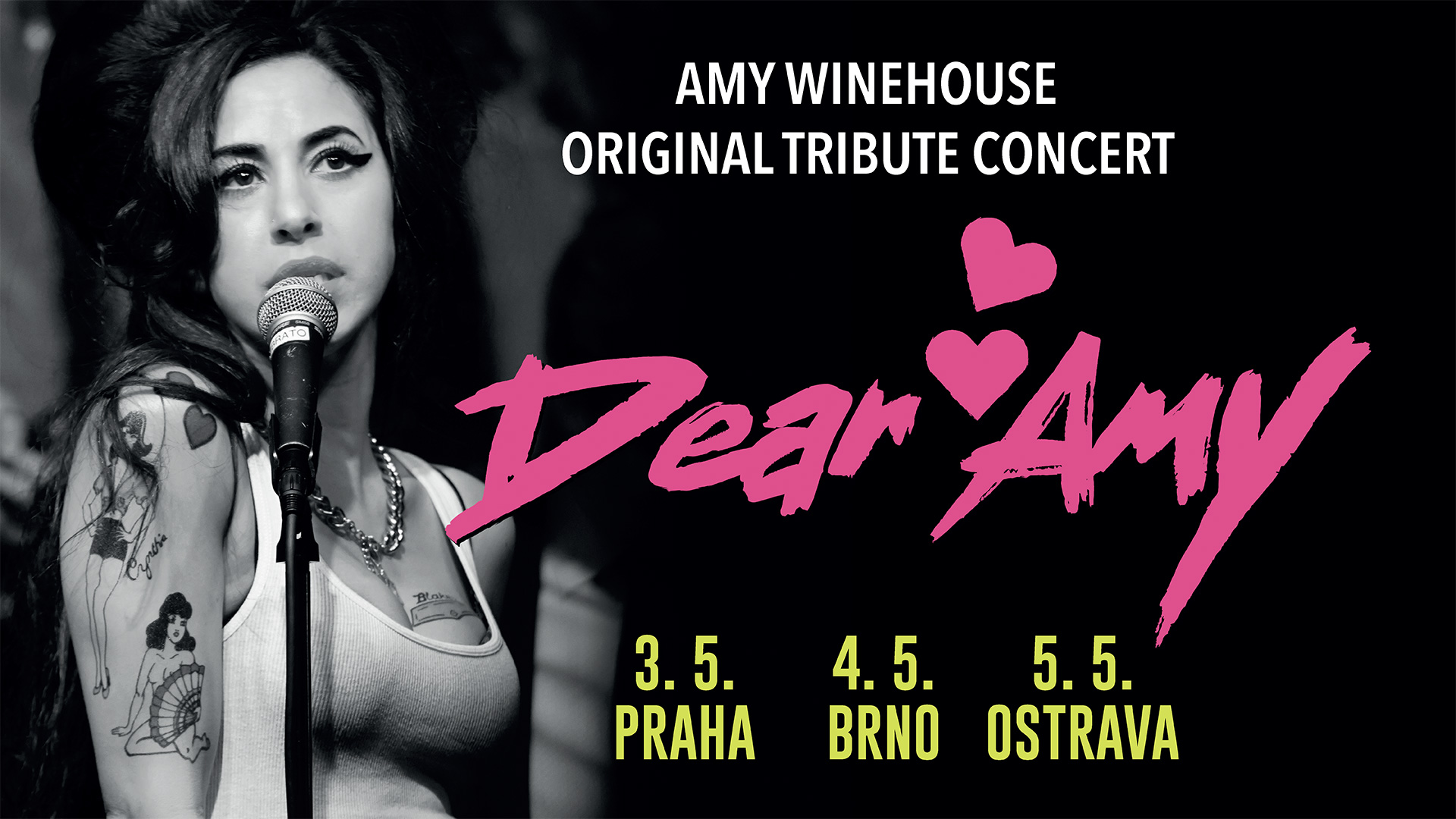 Dear Amy Original Concert Show - the most faithful homage to Amy Winehouse in Brno | 4.5. 2026