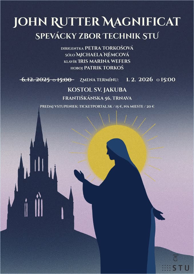 ZMENA TERMÍNU John Rutter - Magnificat v Trnave