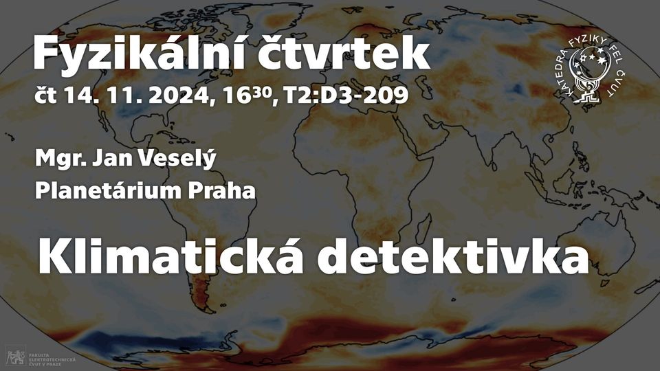 Mgr. J. Veselý: Klimatická detektivka [Fyz. čtvrtek]