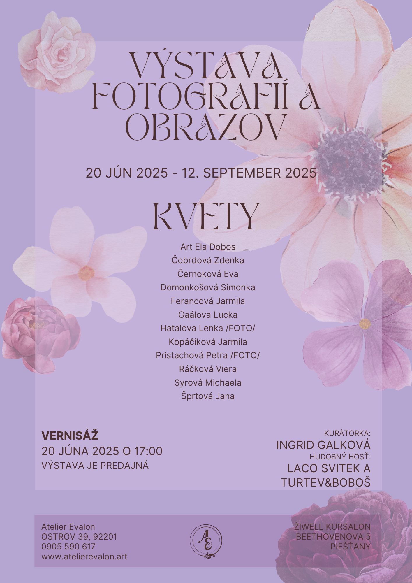 Kvety - výstava fotiek a obrazov