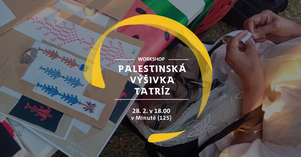 Workshop palestinské výšivky Tatríz