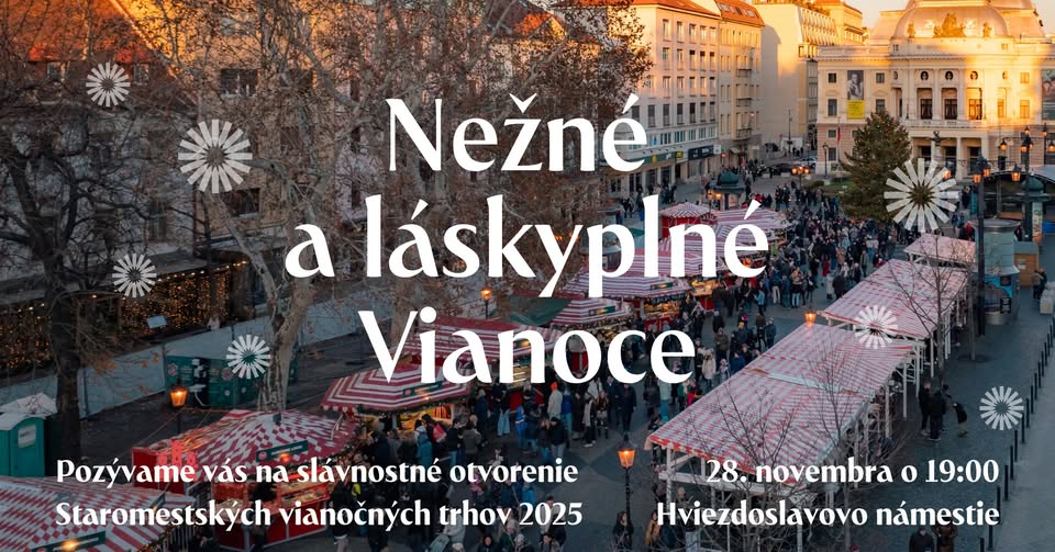 ✨Slávnostné otvorenie Staromestských vianočných trhov✨