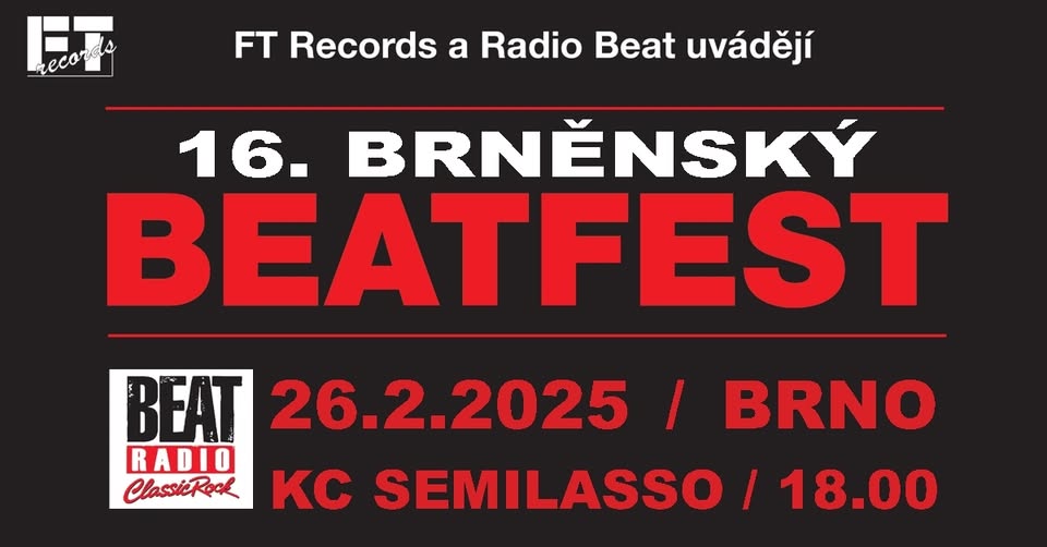 16. Brněnský Beatfest 2025